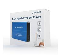 Gembird EE2-U3S-2-B - Boîtier HDD - 2.5" - SATA - Connexion USB - Bleu