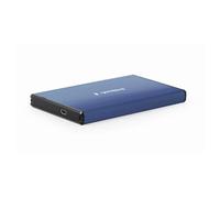 Gembird EE2-U3S-3-DB Boîtier de disques de stockage Boîtier HDD Bleu 2.5