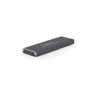 Gembird EE2280-U3C-01 : Boîtier M.2 SATA vers USB 3.2 Gen 1, Aluminium Noir, pour SSD 2242/2260/2280 mm, Chipset JMS578, Compatible Windows