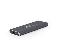 Gembird EE2280-U3C-01 Boîtier pour Disque Dur Externe M.2 SSD Enclosure Noir - Disque Dur en réseau (M.2, USB 3.0, 42,60,80 mm, 3.0 (3.1 Gen 1), Micro-USB B, SSD Enclosure)