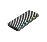 Gembird Boîtier externe EE2280-U3C-03 - USB 3.2 RGB - S-ATA M.2 2280 (gris)