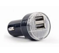 Gembird EG-U2C2A-CAR-02 - Intérieur - CA - 5 V - 2,1 A - noir