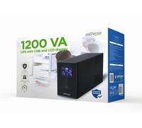 Gembird EG-UPS-033 alimentation d'énergie non interruptible Interactivité de ligne 1,2 kVA 720 W 3 sortie(s) CA