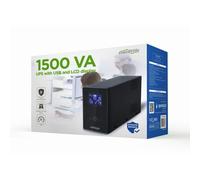 Gembird Alimentation EG-UPS-034 1,5 kVA 900 W Interactivité de ligne 3 sorties CA