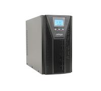Gembird EG-UPSO-3000 Onduleur Online Double Conversion 3kVA/2700W Sinusoïde Pure 220V 50/60Hz, 5 Prises Type F, USB, LCD, Autonomie 8-20min