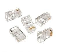 Gembird Fiche modulaire 8P8C pour câble LAN solide CAT5, UTP, 100 pièces par sachet