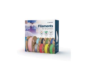 Gembird Filament ABS 1.75mm Vert Fluorescent, Imprimante 3D, 1.4kg, Température 230°C, Résistance Impact 16kJ/m², RoHS
