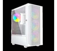 Gembird Fornax 4000W ARGB, ATX, Midi Tower, rétroéclairé, blanc