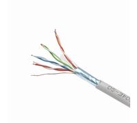 Gembird - Câble en vrac - 100 m - FTP - CAT 5e - solide - gris