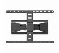 Gembird Full-Motion Support TV Mural pour écrans 43"-90", orientable et inclinable, Compatible VESA, Noir