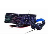 Gembird Gaming SetinchGhostinch with 4in1 backlight keyboard mouse pad GGS-UMGL4-02