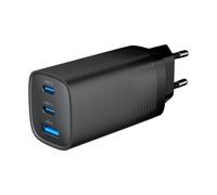 Gembird - Gembird Chargeur secteur - 2x USB-C + 1x USB-A 65W (Noir)