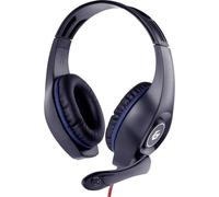 Gembird GHS-05-B Micro-casque supra-auriculaire filaire Stereo noir, bleu volume réglable Gaming