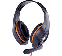 Gembird GHS-05-O Micro-casque supra-auriculaire filaire Stereo noir, orange volume réglable Gaming
