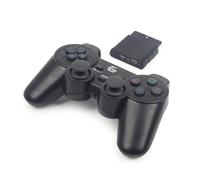 Gembird Manette de jeu JPD-WDV-01 sans fil 2,4 GHz 12 boutons PC/PS2/PS3 Noir