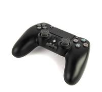 GMB Gaming Manette de Jeu Sans Fil pour PS4 et PC - Double Vibration, Barre Lumineuse LED, Conception Ergonomique pour un Confort Accru et une Expérience de Jeu Réaliste, Noir