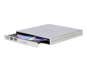 GEMBIRD GRABADORA EXTERNA 8X, CD 24X USB 2.0 SLIM PLATA