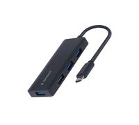 Gembird Hub USB-C 3.2 Gen 1 UHB-CM-U3P4-02 : 4 Ports USB-A 3.2 Gen 1 (5 Gbps), Noir, Compatible Windows, 30 x 109 x 10 mm, CE/RoHS