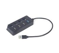GEMBIRD Hub USB UHB-U3P1U2P3P-01 Noir