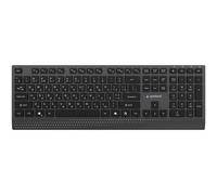 Gembird KB-MCH-06 clavier maison/bureau USB QWERTY US International, Ukrainien, Russe Noir