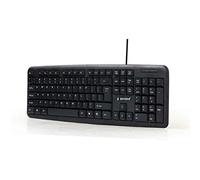 Gembird KB-U-103-ES clavier USB Espagnole Noir - Claviers (Standard, USB, Clavier à membrane, Noir)