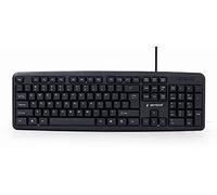 Gembird KB-U-103-RU clavier USB QWERTY Anglais, Russe Noir - Claviers (Standard, USB, Clavier à membrane, QWERTY, Noir)