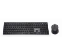 Gembird KBS-ECLIPSE-M500 Clavier Souris inclus RF Sans fil QWERTY US Anglais Noir (KBS-ECLIPSE-M500)