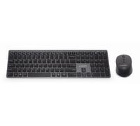 Gembird KBS-ECLIPSE-M500-PT clavier Souris incluse Universel RF sans fil QWERTY Portuguais Gris