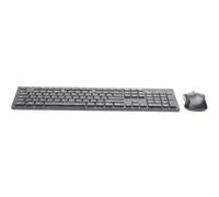 Gembird KBS-WCH-01-DE - Ensemble clavier et souris - sans fil - 2.4 GHz - Allemand - noir Noir G