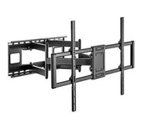Gembird - Kit de montage (support mural) - pour Écran LCD/LED - mouvement complet - acier - noir - Taille d'écran : 60"-120" Noir G