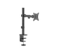 Gembird MA-D1-03 Support Moniteur Bureau 17-32" (43-81cm) VESA 75x75/100x100 Inclinable +/-45° Pivotant +/-90° Capacité 9kg Noir