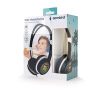 Gembird MHP-JR-BK casque Casques Avec fil Arceau Musique Noir