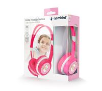 Gembird MHP-JR-PK casque Casques Avec fil Arceau Musique Rose