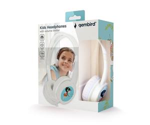 Gembird MHP-JR-W casque Casques Avec fil Arceau Musique Blanc