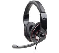 Gembird MHS-001 - Micro-casque - circum-aural - filaire - noir brillant Noir brillant G