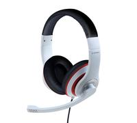 Gembird MHS-03-WTRDBK casque Avec fil Arceau Gaming Noir, Rouge, Blanc