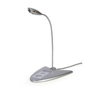 Gembird Microphone sur pied (Gris)