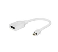 gembird mini displayport male auf displayport female Adapterkabel white