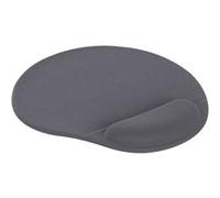 Gembird MP-GEL-GR - Tapis de souris avec repose-poignets - gris Gris G