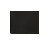 Gembird MP-S-BK Tapis de Souris Noir 180x220mm, Surface Monochromatique SBR, Base EVA, Poids 64g