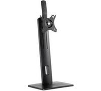 Gembird MS-D1-01 - Kit de montage (base plate, adaptateur VESA) - paysage/portrait - pour moniteur - réglable en hauteur - aluminium, acier, plastique - noir - Taille d'écran : 17"-32" - ordinateur de
