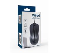 Gembird MUS-3B-01 souris Bureau Ambidextre USB Type-A Optique 1000 DPI