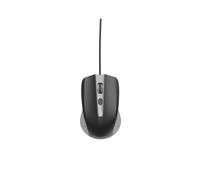 Gembird MUS-4B-01 Souris Optique USB 4 Boutons 1200 DPI, Ambidextre, Noir, Câble 1.35m, Windows, 65x99x37mm, 71g