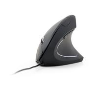 Gembird MUS-ERGO-01 Souris ergonomique USB optique noir 6 Boutons 1200 dpi, 1600 dpi, 2400 dpi, 3200 dpi ergonomique