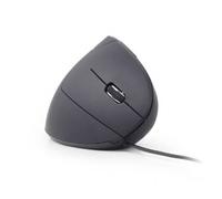 Gembird MUS-ERGO-01 Souris ergonomique USB optique noir 6 Boutons 1200 dpi, 1600 dpi, 2400 dpi, 3200 dpi ergonomique