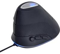 Gembird MUS-ERGO-03 Souris ergonomique filaire optique gris 6 Boutons 800 dpi, 1600 dpi, 2400 dpi, 3200 dpi