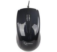 Gembird MUS-U-003 - Souris - droitiers et gauchers - optique - 3 boutons - filaire - USB - noir Noir G