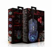 Mouse Gaming Gembird MUSG-RGB-01 3600 DPI USB Per Destrorsi RGB