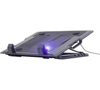 Gembird Support de refroidissement pour PC portable NBS-1F17T-01 43,2 cm (17") 1500 tr/min Noir