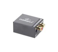 Gembird DSC-OPT-RCA-001 Convertisseur Audio Noir - Convertisseur Audio (32, 44.1, 48, 96 kHz, 5 V, 0.5 W, 41 mm, 41 mm, 26 mm)